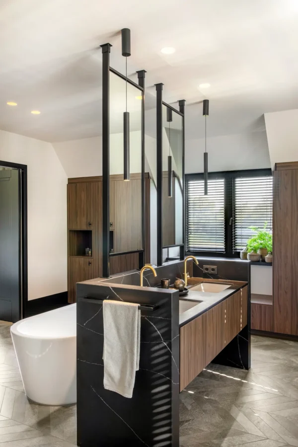 Badkamer modern landelijk interieur